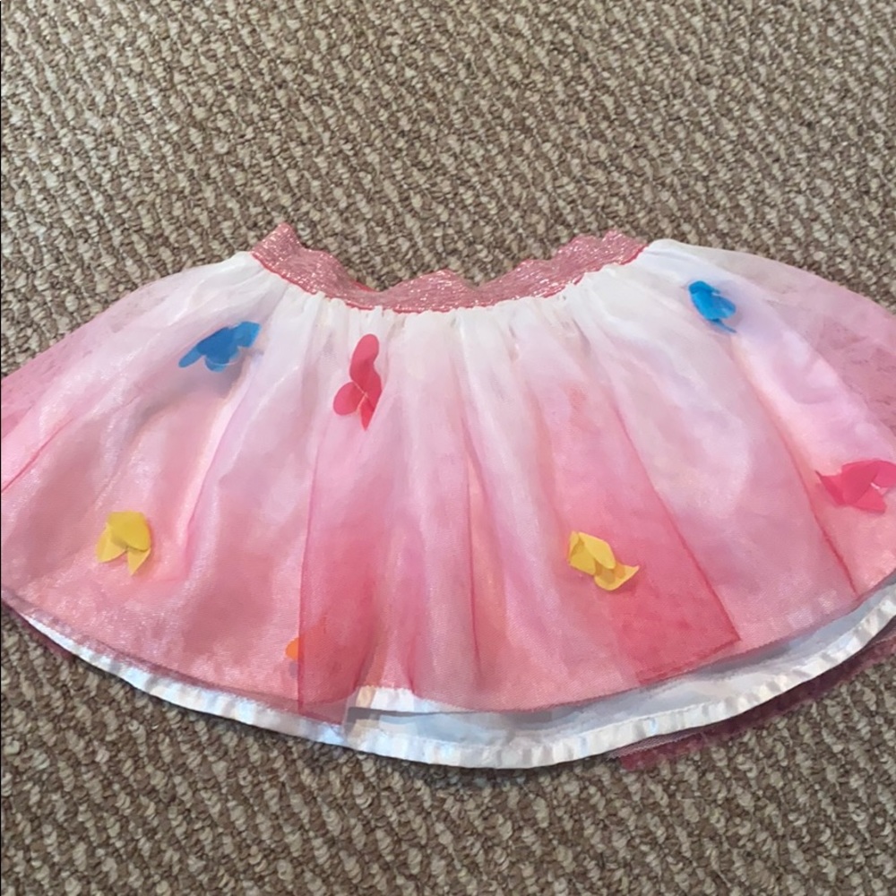 18-24 months sparkle trim ombre skirt